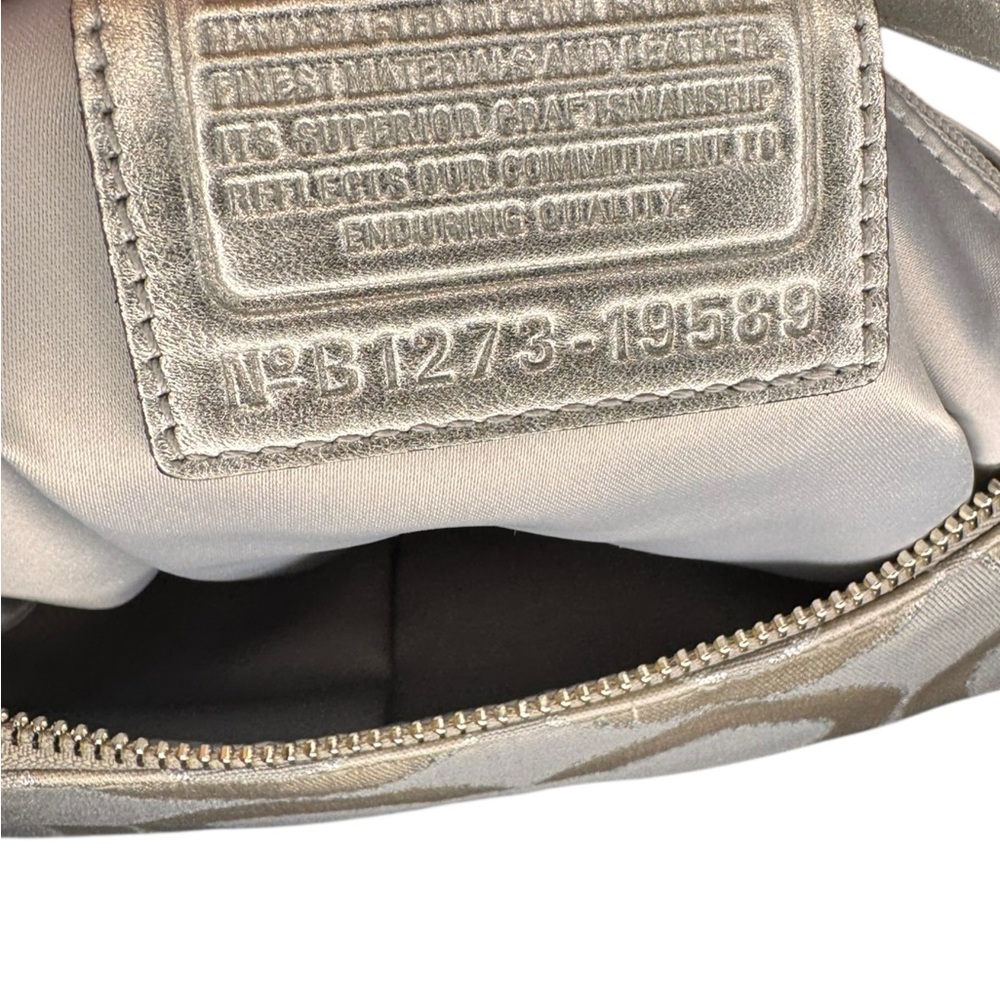 Coach Kristin Op Art Metallic East West Crossbody Bag NWT - Picture 12 of 16